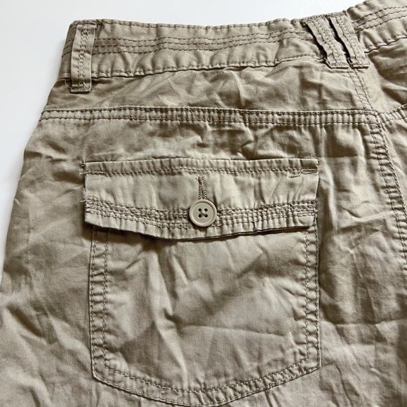 Supplies By Union Bay Khaki Cargo Shorts Size 8 - Picture 12 of 13